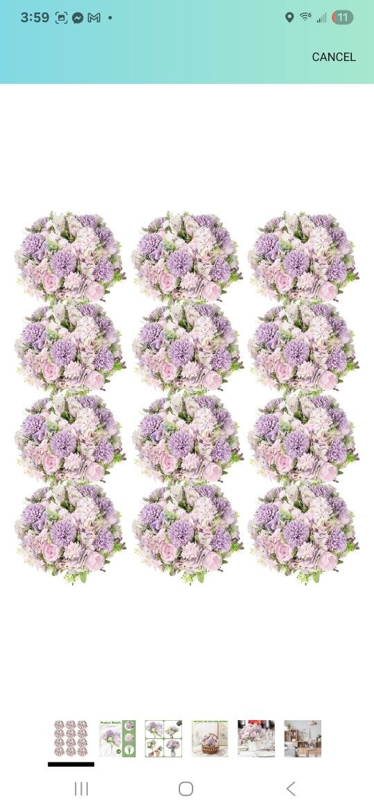 Tigeen Artificial Flowers Artificial Peonies Silk Flowers Faux Peony Fake Peony Silk Hydrangea Bouquet for Wedding Table Centerpiece Floral Vase Decor