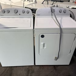 Whirlpool Washer And Dryer Set Large Capacity 