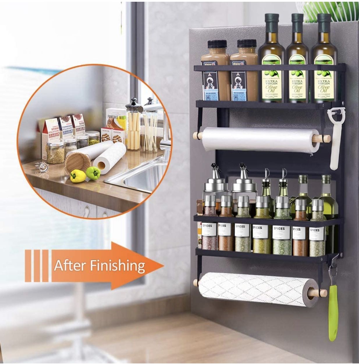 Magnetic Fridge Organizer