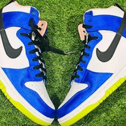 *New* Nike Dunk High "Blue Satin" Size           10M/8.5W