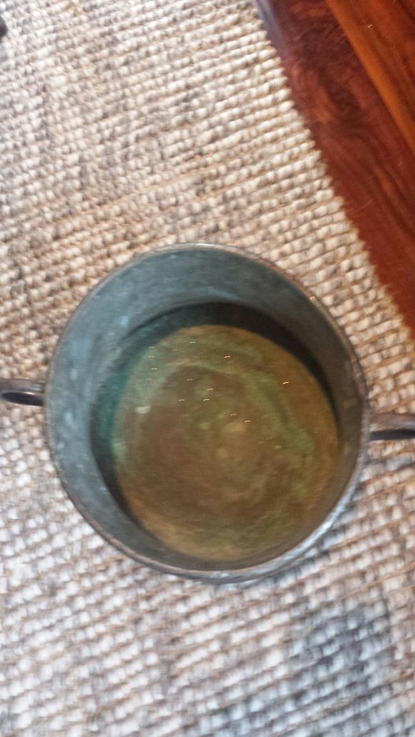 Copper pot cauldron.