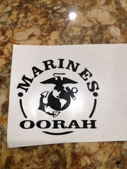 USMC vinyl decal