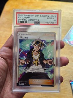 Guzma full art PSA 10