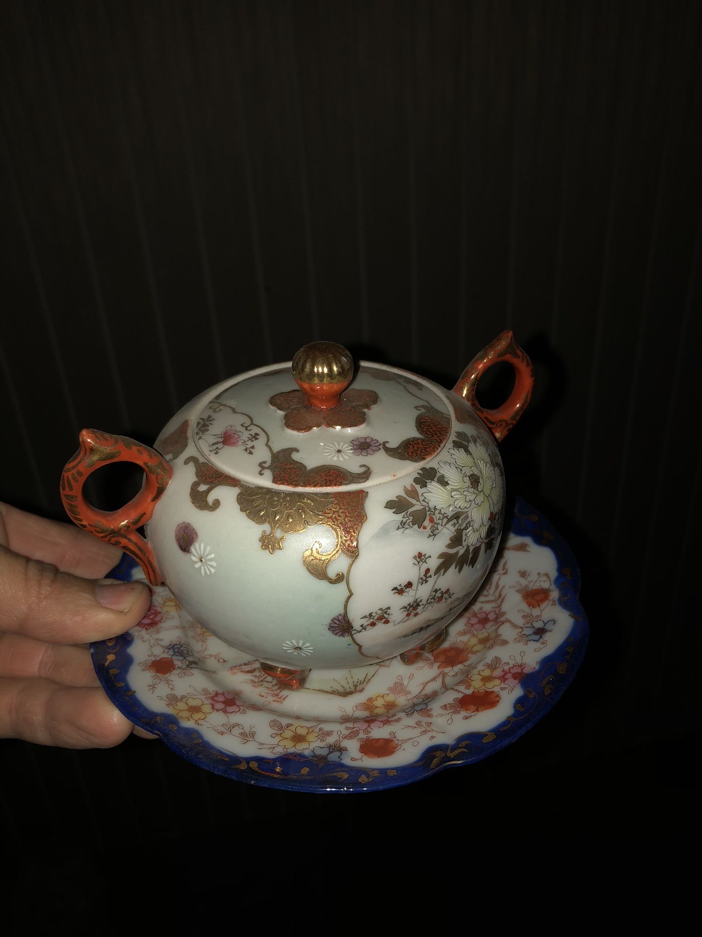 Antique Sugar/flour Bowl