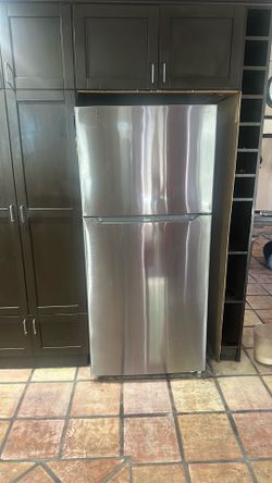 Stainless Steel Refrigerator.