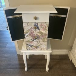 One of a kind, exquisite jewelry armoire