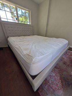 Queen Size Bed Frame / Mattress