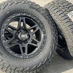 BLACK OR GOLD NEW Wheels 17” Rims Tires Toyota Tacoma 4Runner FJ Cruiser GX460 GX Lexus GX470 Tundra FJCruiser Sequoia 17 Inch AWD Truck Set SUV