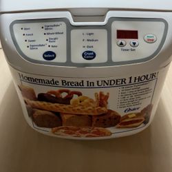 Oster Bread Maker – Excellent Condition