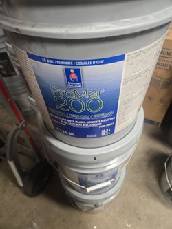 NEW!! 10 GALLONS INTERIOR OXFORD WHITE EG-SHEL