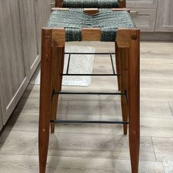 2 Bar-height Stools | C2B Nahla Saddle Stools