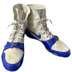 Rare Nike HyperKO 1  Boxing Shoes Blue And White Original Size 11 634923-104