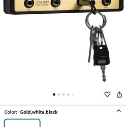 Guitar wall key holder