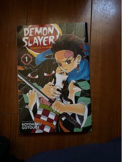 Demon Slayer Kimetsu No Yaiba Manga Vol. 1