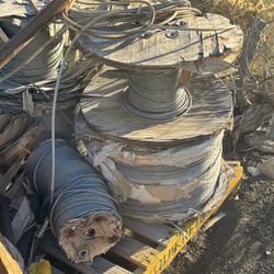 Spools Of Steel Cable
