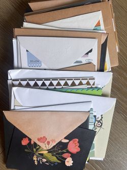 Miscellaneous Blank Cards With Envelopes