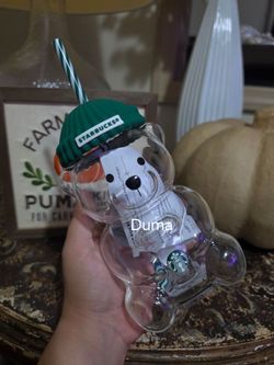 Bearista Starbucks Glass Cup ✨️