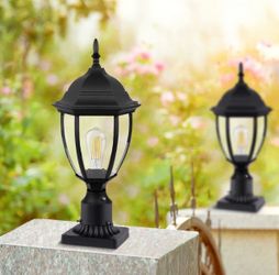 6”Outdoor Post Light Hardwired 120V
