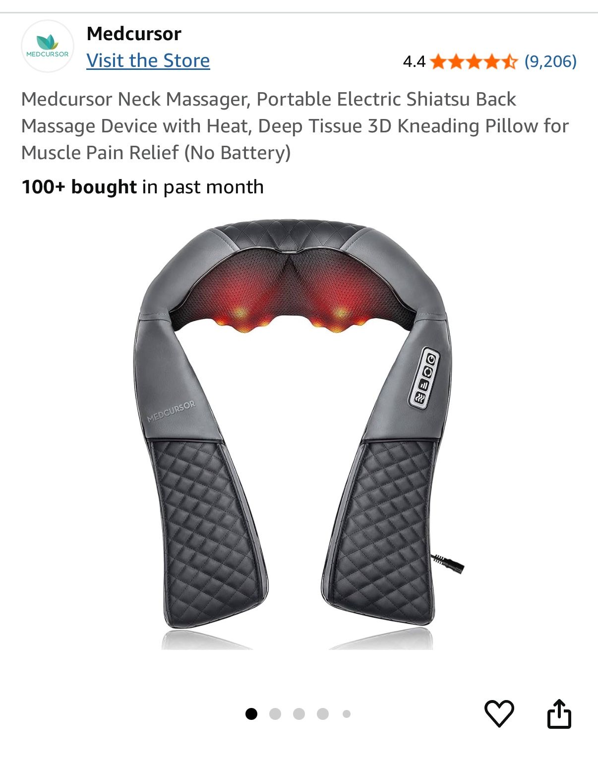 Neck heater/massager