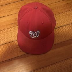 Game Worn Washington Nationals Hat