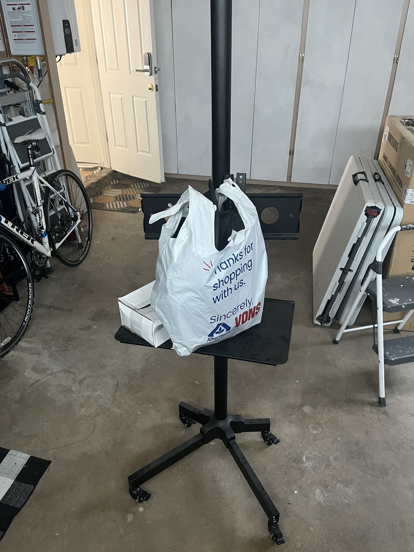 Mobile TV Cart With Wheels