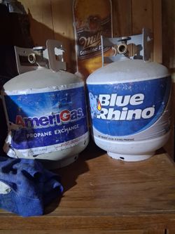 Propane bottles empty