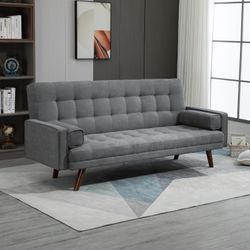 Memory Foam Futon  （839-246-Grey）