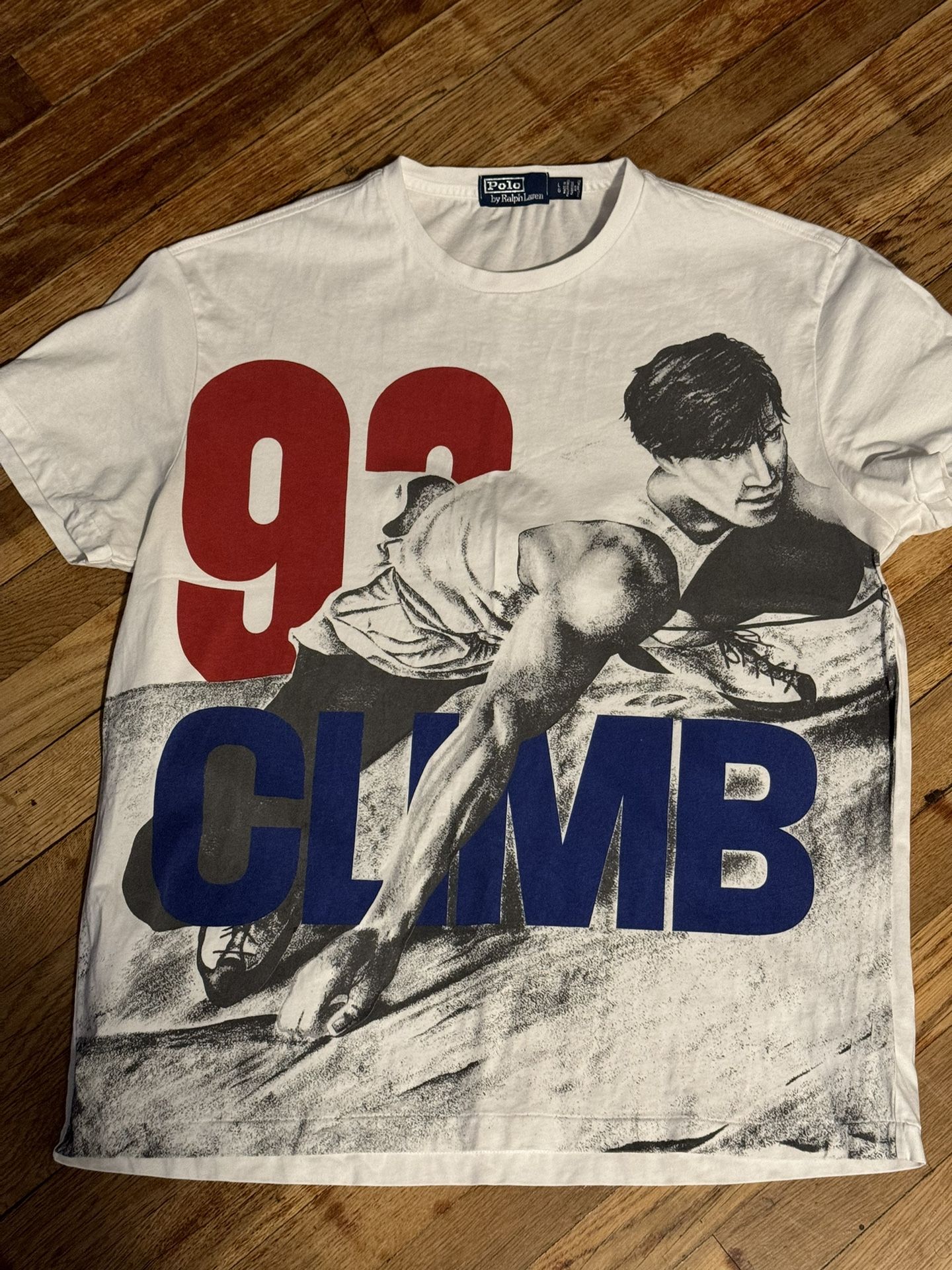 “POLO RALPH LAUREN CLIMB TEE SHIRT SIZE LARGE “”