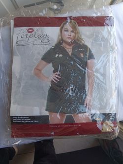 Forplay Army Seductress Halloween Costume 1X/2X