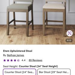Nathan James 24 in Counter Stool Set