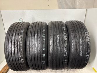 Set 4 tires 235 55 18 Goodyear assurance finesse high tread
