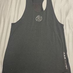 Men’s Gymshark Gold Gym Tank - Size Medium