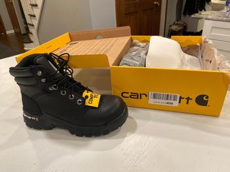 Carhartt 6” Mens size 10 Rugged Flex Waterproof Comp Toe Work Boots