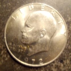 1972 Eisenhower Dollar Ike $1 Coin

