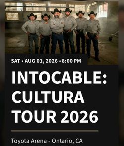 Concierto de Intocable 2 boletos