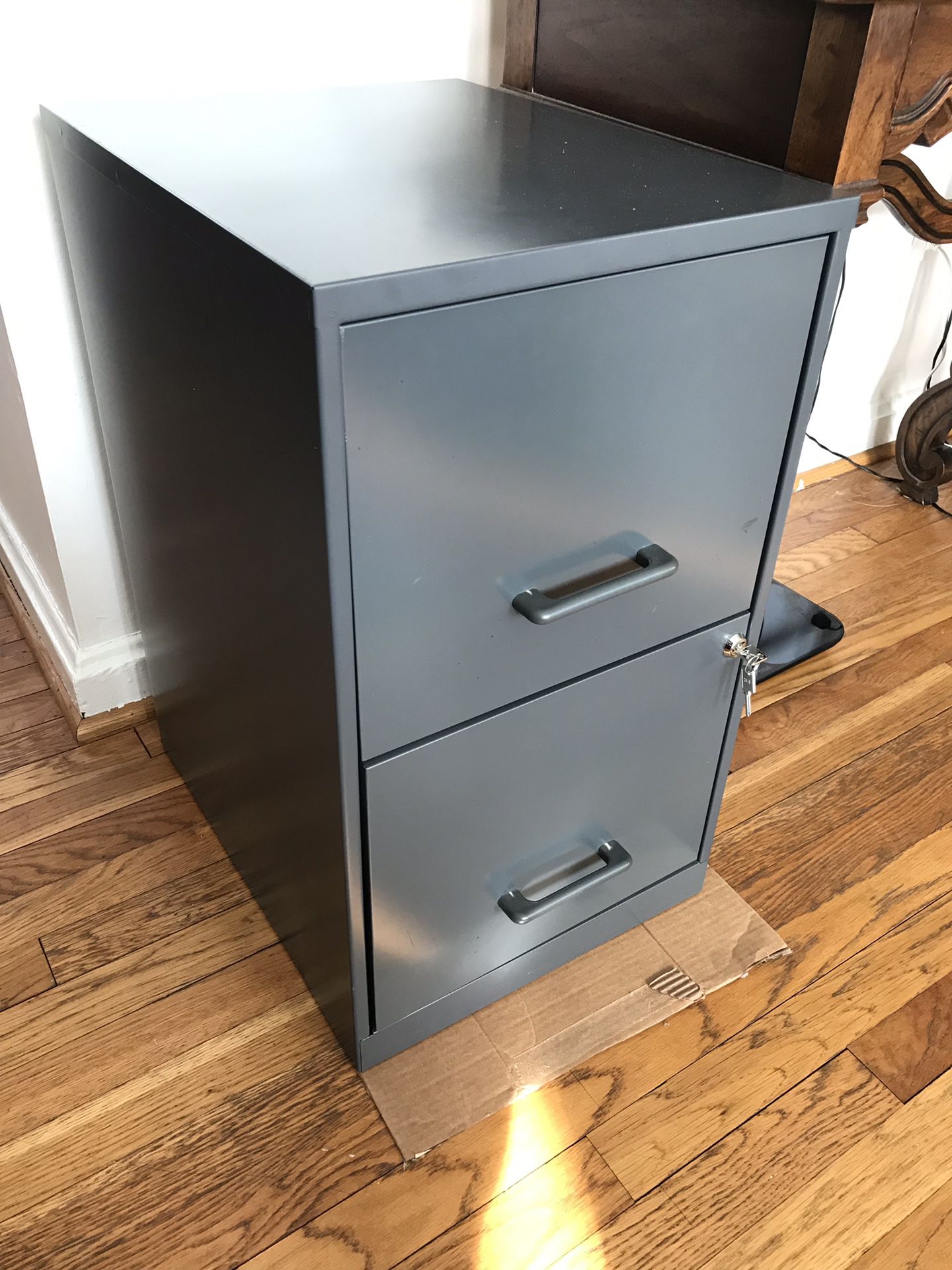 2-Drawer File Cabinet with locked