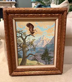Beautiful Vintage Gold Framed Painting