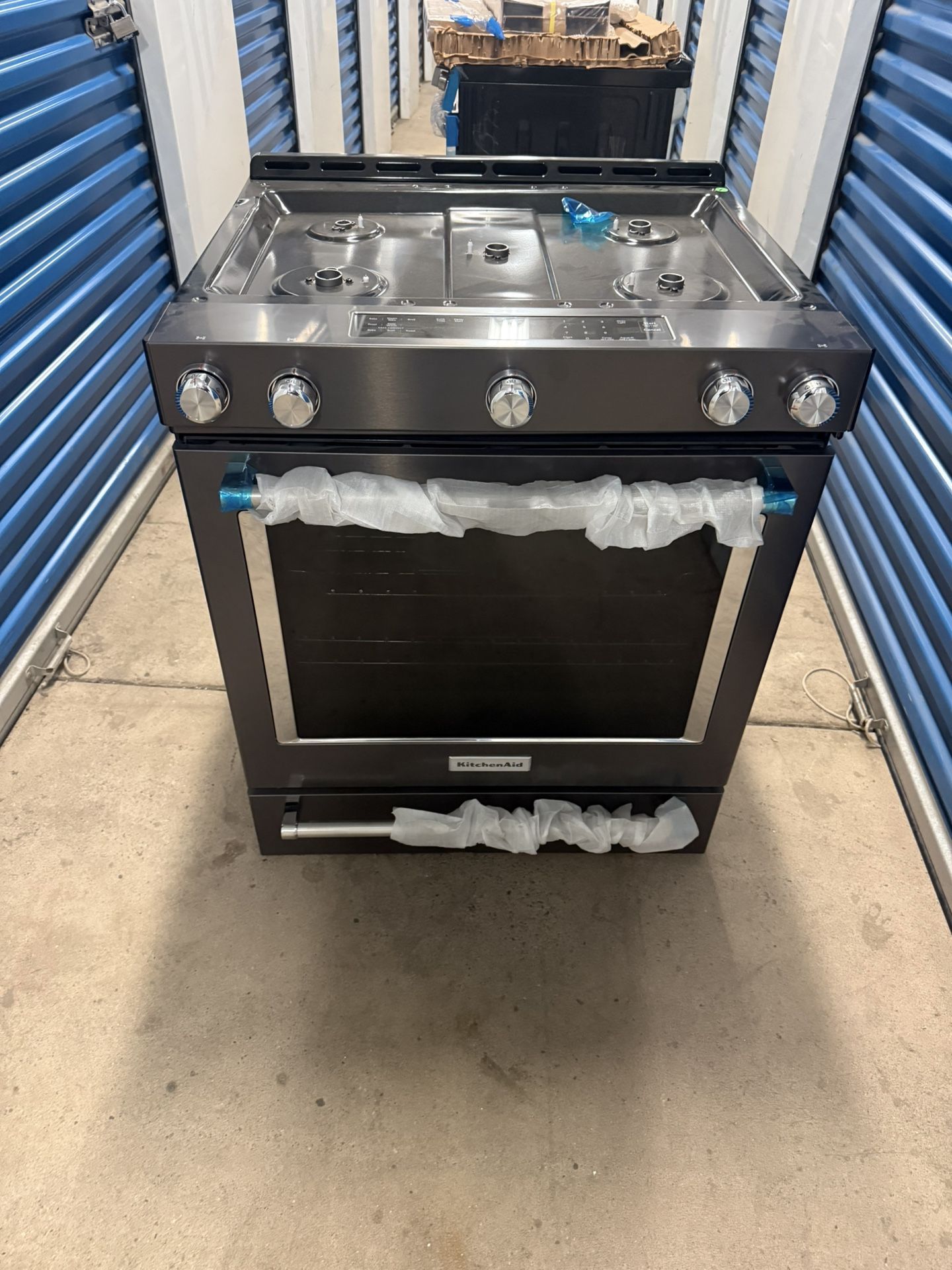 30”brand New Kitchen Aid 5 Burner Air Fryer Convection Gas Stove