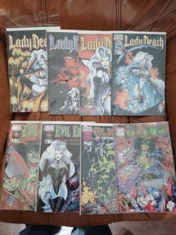 Lady death and evil Ernie comics