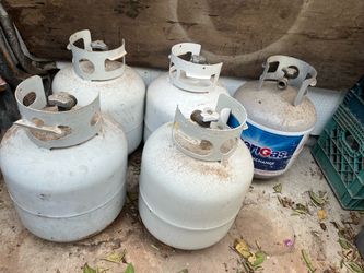 Five *Empty* Propane Tanks AmeriGas