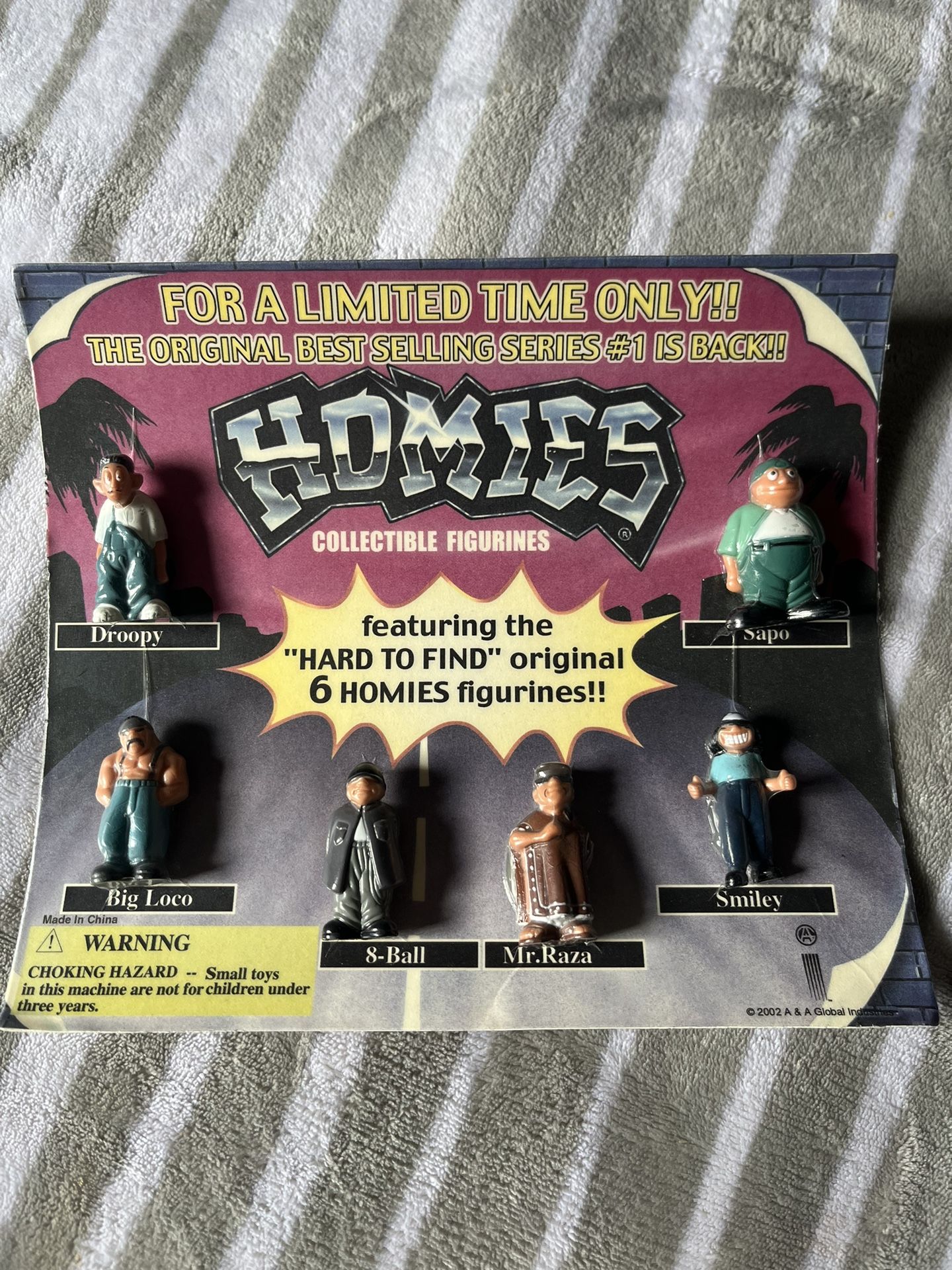 10 HOMIES TV COLLECTIBLE ACTION FIGURES W/ THE “HARD TO FIND” ORIGINAL 6 HOMIES