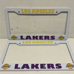 Lakers License Plate Frame Plastic