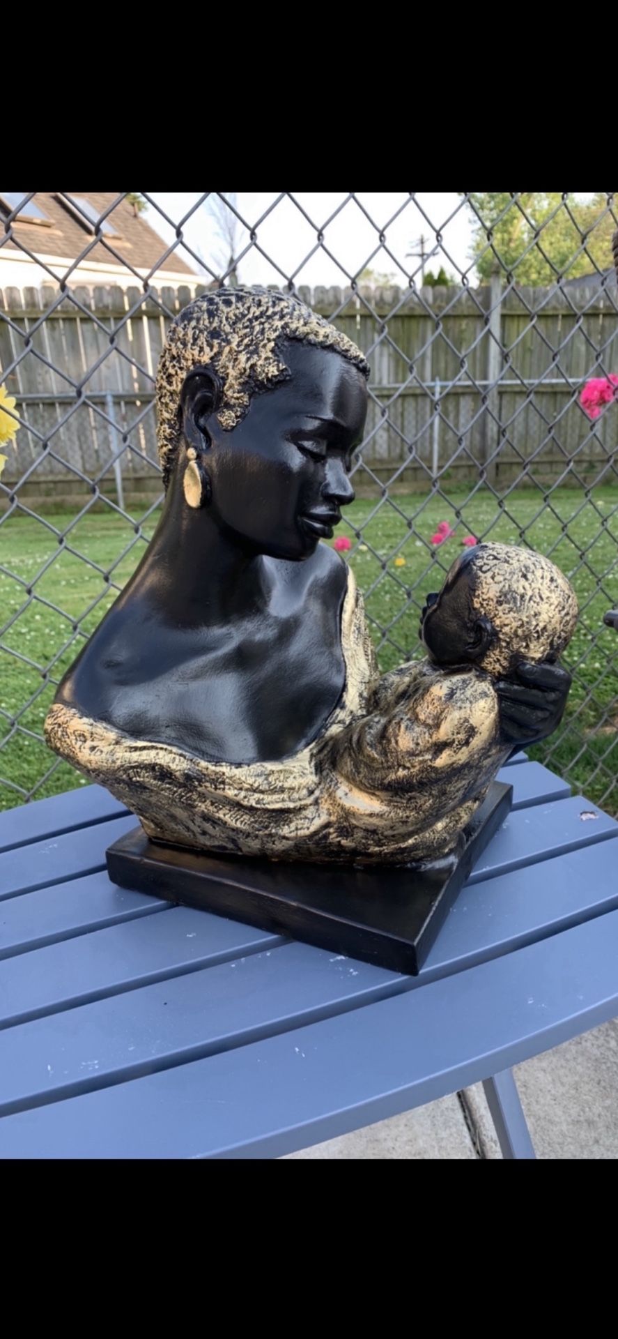 Mother And Child Statue