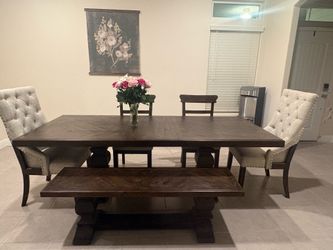 Wood dinning table