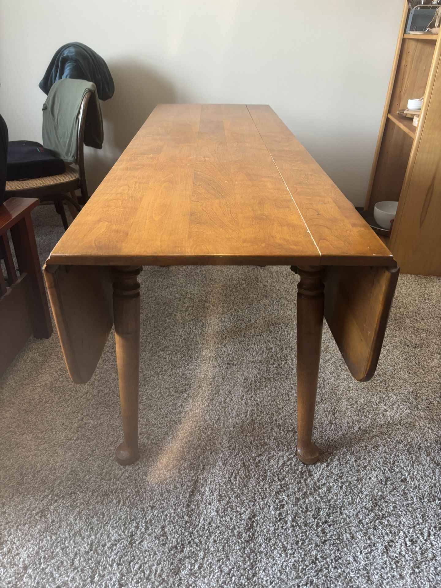Long wooden table