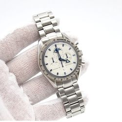 Omega Speedmaster Professional Moonphase Watch 3575.20.00 White Dial 1866 42mm