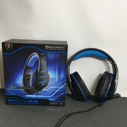 Beexcellent GM-3 Pro Wired Gaming Headset with Mic, LED Lights and Volume Control Stereo Over-Ear Bass Noise Cancelling