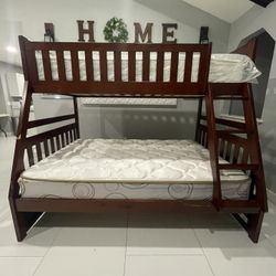 $400  Twin Over Full- bunk Bed  (I can do delivery)  Full Mattress& Twin    Literas twin y full con sus Colchones  