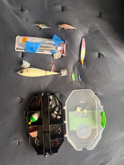 Mixed Fishing Lures and Tackle Lot