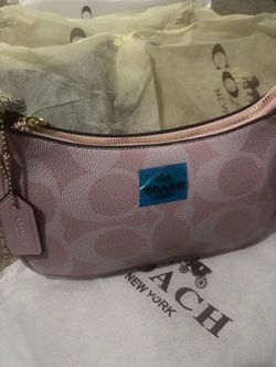 Pink Coach Shoulder Bag